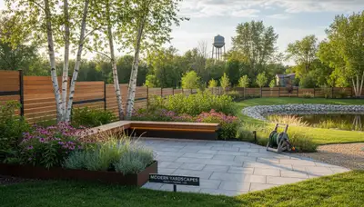 Landscaping crew serving St Paul, MN with professional lawn and landscape services