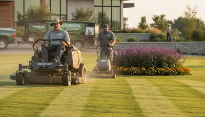 Professional lawn mowing service in St Paul, MN by Chop Chop Landscaping